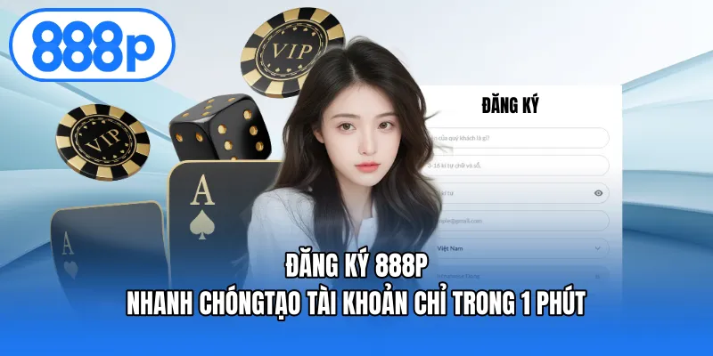 Đăng Ký 888p Nhanh Chóng – Tạo Tài Khoản Chỉ Trong 1 Phút